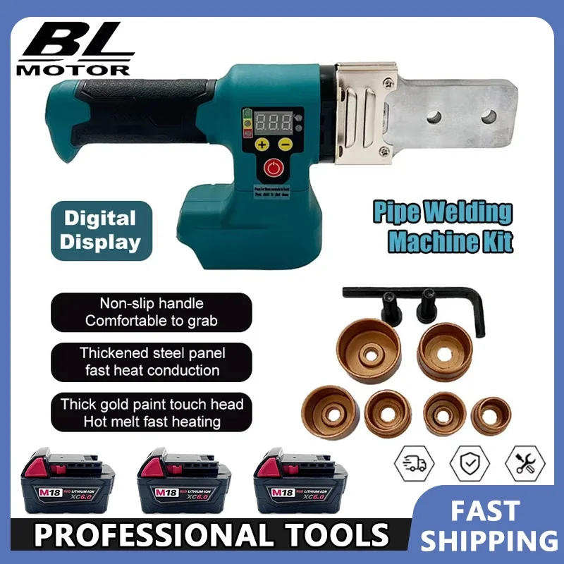 

Fit Makita PPR PE Soldering Iron Plastic Tube PP Heating Hot Melt No Battery Electric Pipe Welding Machine Cordless Fuser