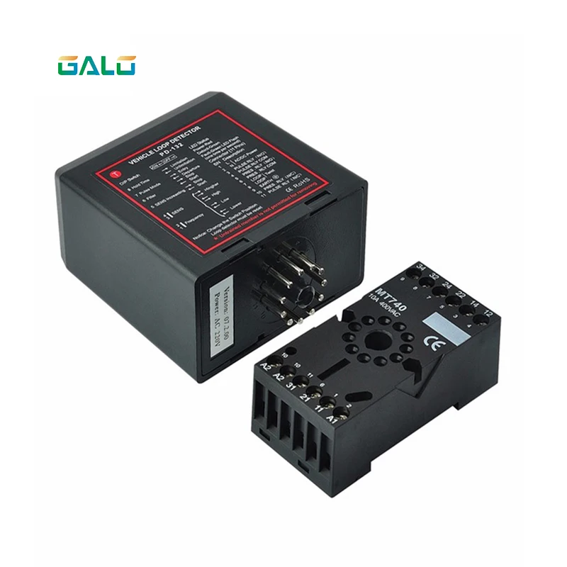 Sensores à terra do controle de sinal do detector do veículo do laço indutivo do tráfego podem sensores à terra personalizados ac220 ac110v dc12 dc24v