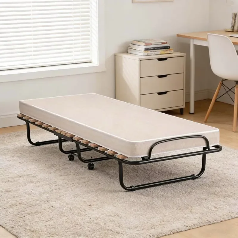 Wholesale Metal Folding Bed Two Fold Multifunctional Bed for Bedroom Hospital Hotel Office Professional Manufacturer
