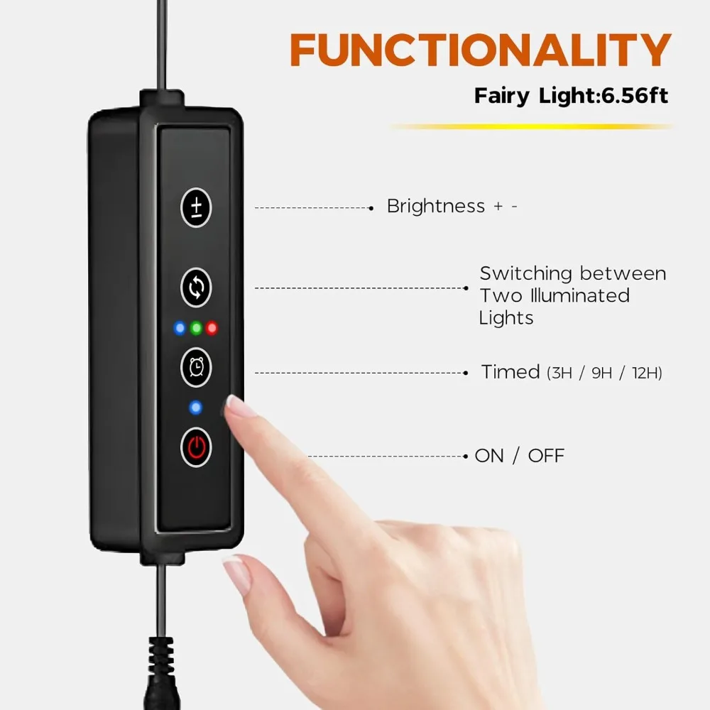 حامل نباتات داخلي خشبي مكون من 4 طبقات مع أضواء مدمجة للنمو لأواني الزهور المتعددة