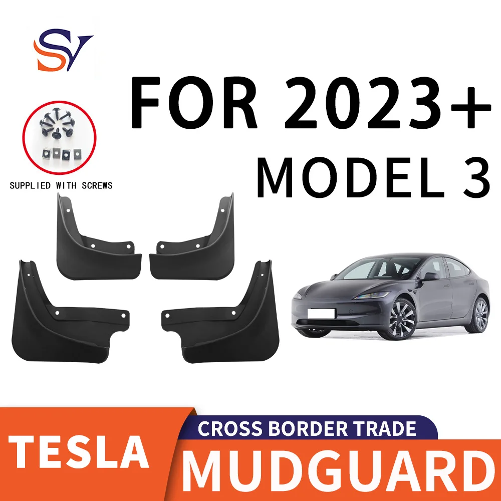 

Suitable for 2024 Tesla 3 Renewed version TESLA Model 3 Tire fender leash cross-border