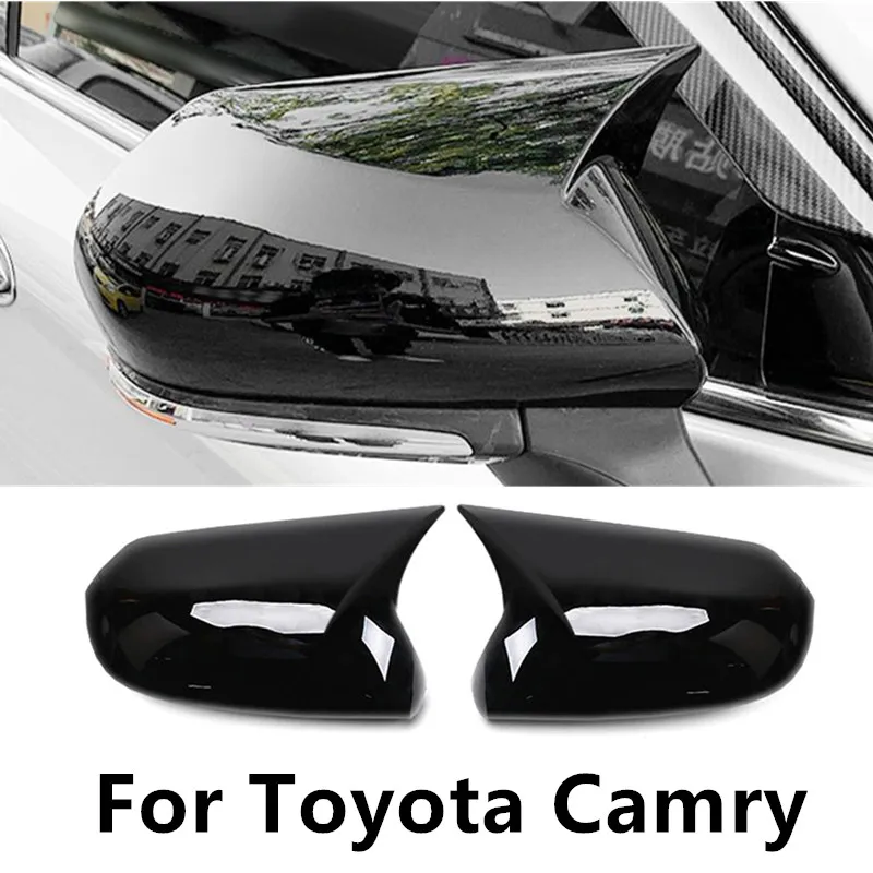 

Car Mirror Housing Decorative Cover carbon fiber car exterior mirrors For Toyota Camry 2017-2024 Auto Accessories