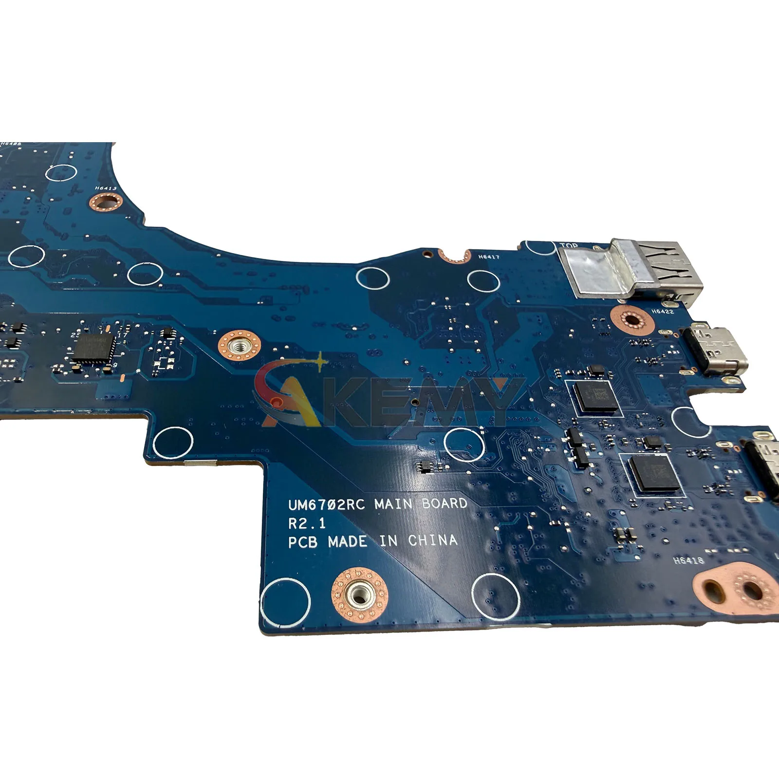 UM6702RA Motherboard For ASUS Zenbook Pro UM6702R Laptop Mainboard R5-6600H R7-6800H R9-6900H 8G/16G RAM 100% Tested