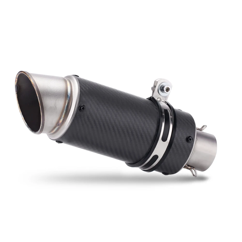 

STLF 51mm 60mm Universal Motorcycle Exhaust Pipe Motorcycle for YZF R3 Mt07 R15V2 Xsr155 Adv150 PCX XMAX FZ6 Ninja400 Ninja250