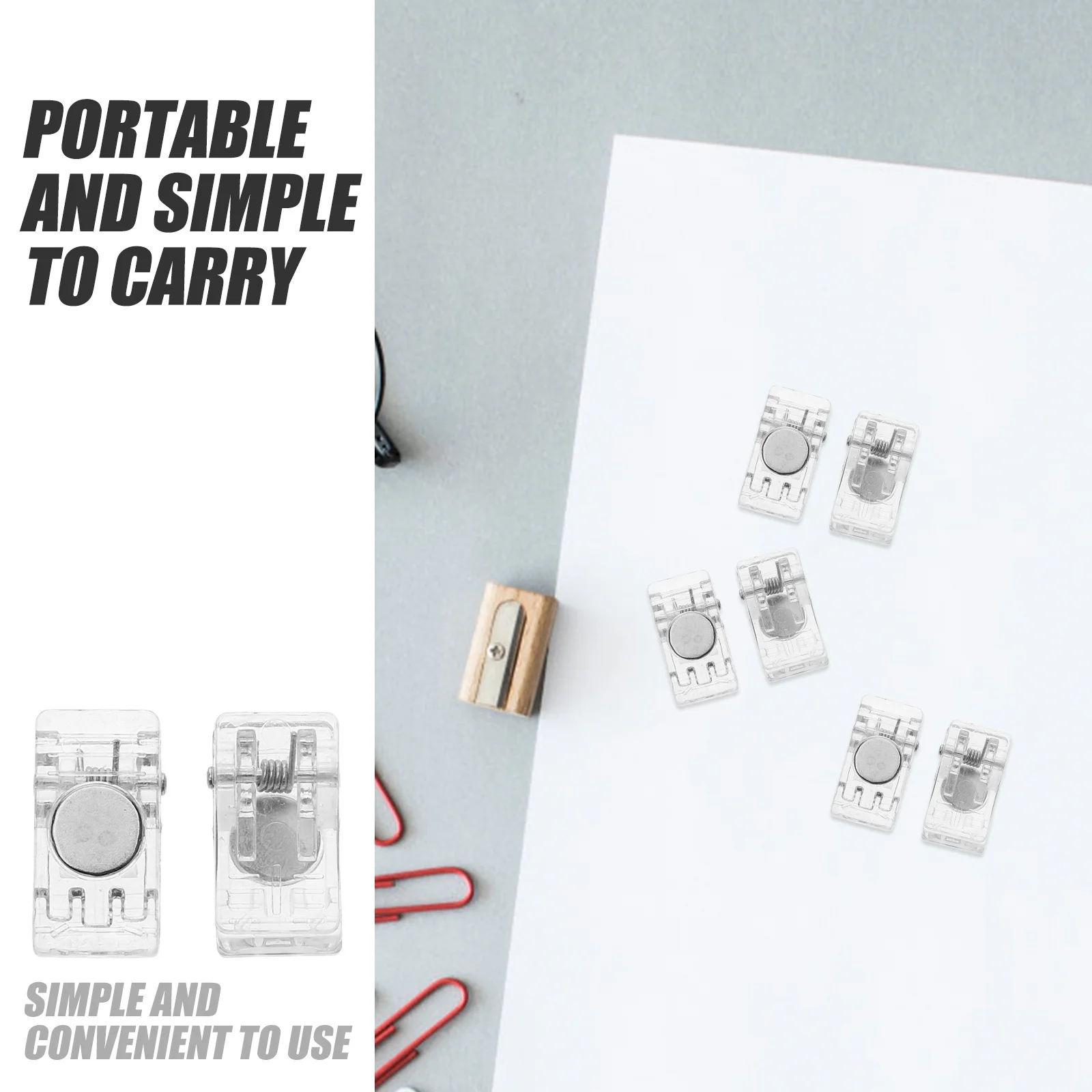 10pcs Badge Plastic Spring For Id Card Name Tag Work Badge Clips Small Clips Office Trade Shows Seminars