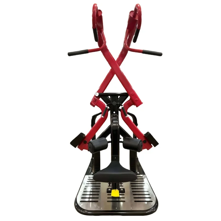 Lat Pull Down Machine Plate Loaded Gym Fitness Equipment Professional Exercise Wide Pull Down Machine for Gym
