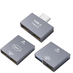 USB C Female to Dual Female Splitter Hub Convter Adapter Type C Coupler Extender Extension Connector for USB C Device