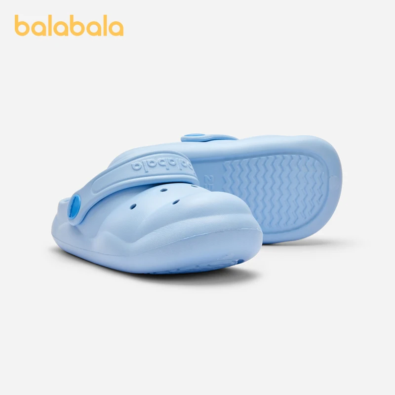 Balabala Kids Slippers Boys Girls 2024 Summer New Arrival Indoor Slippers Slip-Resistant Home Shoes Cool and Comfortable