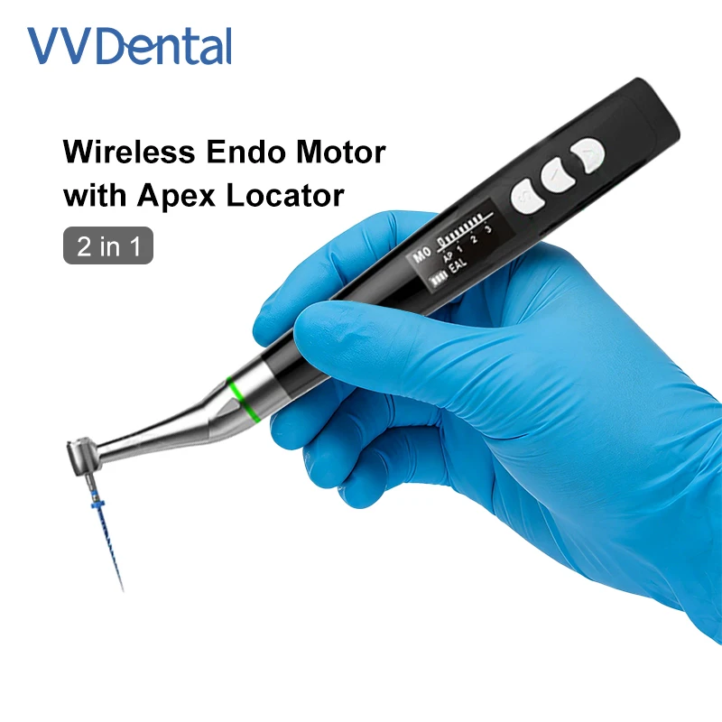 

Беспроводной эндомотор VV Dental с 11 программами, микролокатор для эндодонтии, инструмент для измерения корневых каналов, стоматологическое оборудование