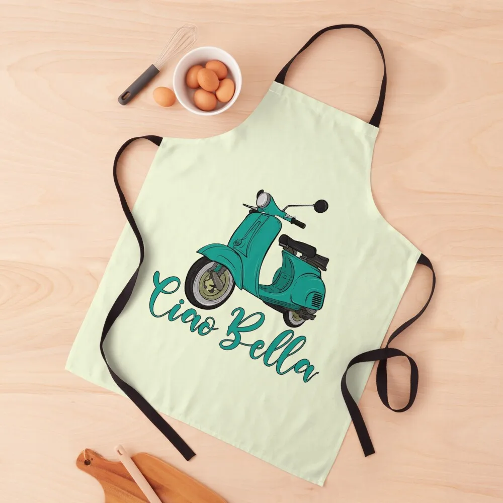 

Ciao Bella Scooter Hi beautiful Scooter Lover - Apron Kitchen Utensils Kitchen Supplies Kitchens Woman Apron