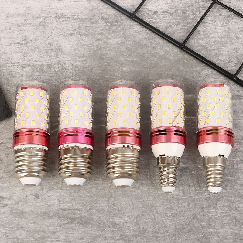 

New 220V Led Bulb E14 E27 Led Candle Light Bulb Table Corn Lamp Led 12W Lightbulb Chandelier Lighting Candle LED Light Replace