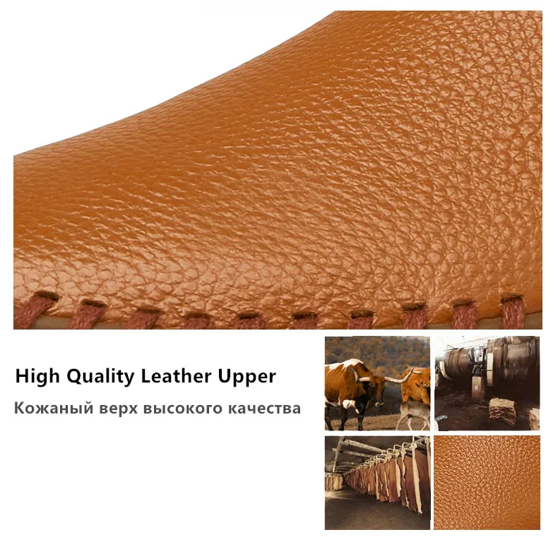 Mode männer Fahren Schuhe Handgemachte Leder Männer Müßiggänger Weiche Atmungsaktive männer Casual Schuhe Zapatillas Hombre Große Größe 38-48 – Detail 8