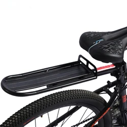 Bicycle Quick Release Adjustable Luggage Carrier Cargo Rear Rack Shelf Cycling Bag Stand Holder Trunk Fit 20-29'' Mtb &4.0''