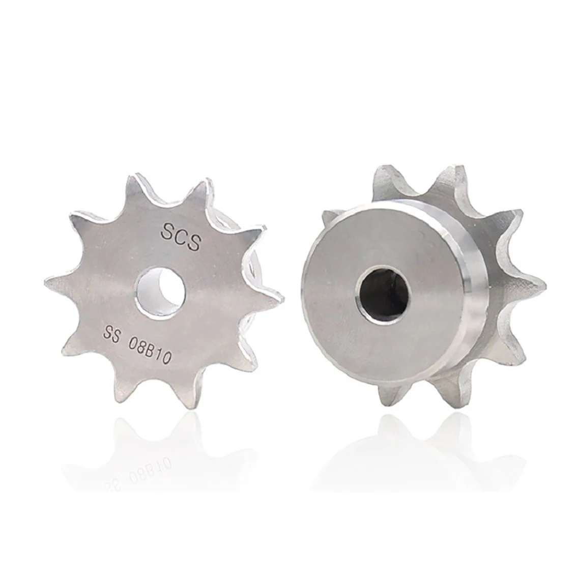 06B 304 Stainless Steel Chain Sprocket 24-40 Teeth Pitch 9.525mm Industrial Drive Sprocket Gear Chain