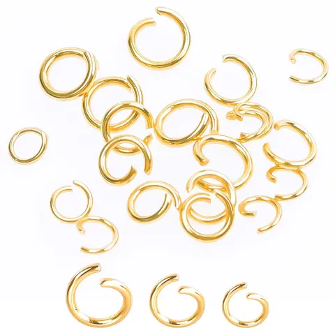 Wholesale 3.5-7mm Stainless Steel Jump Ring DIY Jewelry Making Supplies Handmade Split Ring Jewellry Findings Anklets Components