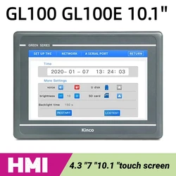 Hmi Gl100e 터치 스크린, PLC 프로그래밍 가능 로직 컨트롤러, Gl100 이더넷 Cnc 컨트롤러, 10 인치