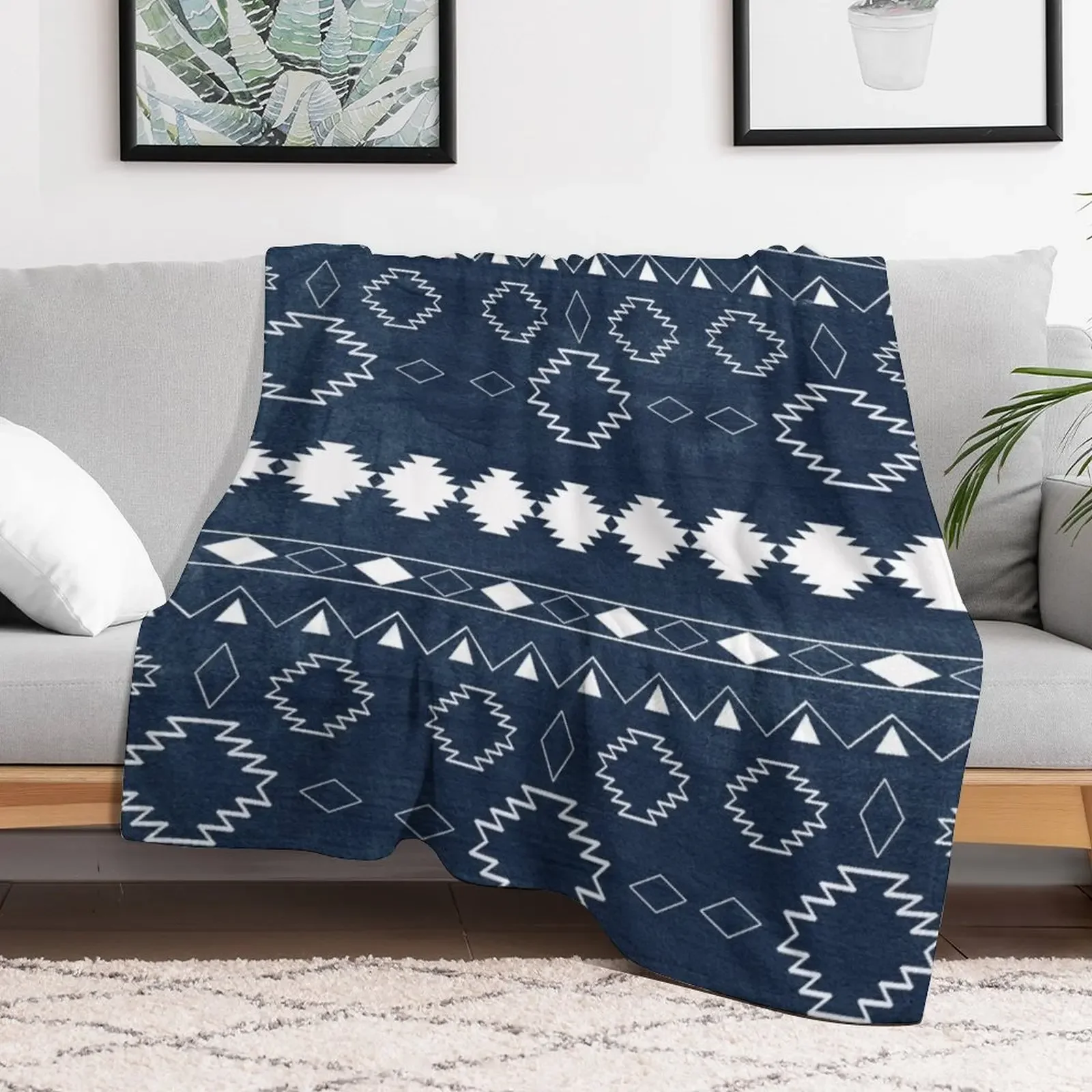 New Tribal Boho Pattern Chic #2 #aztec #decor #art Throw Blanket Warm for sofa Blankets