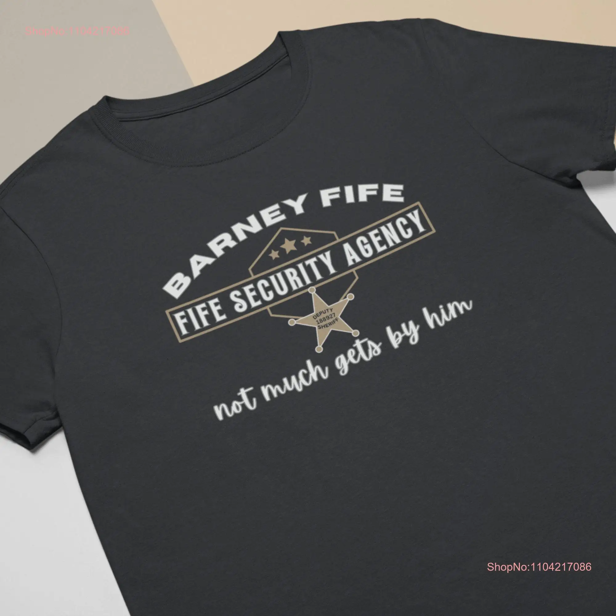 

Fife Security Agency T shirt long or short sleeves