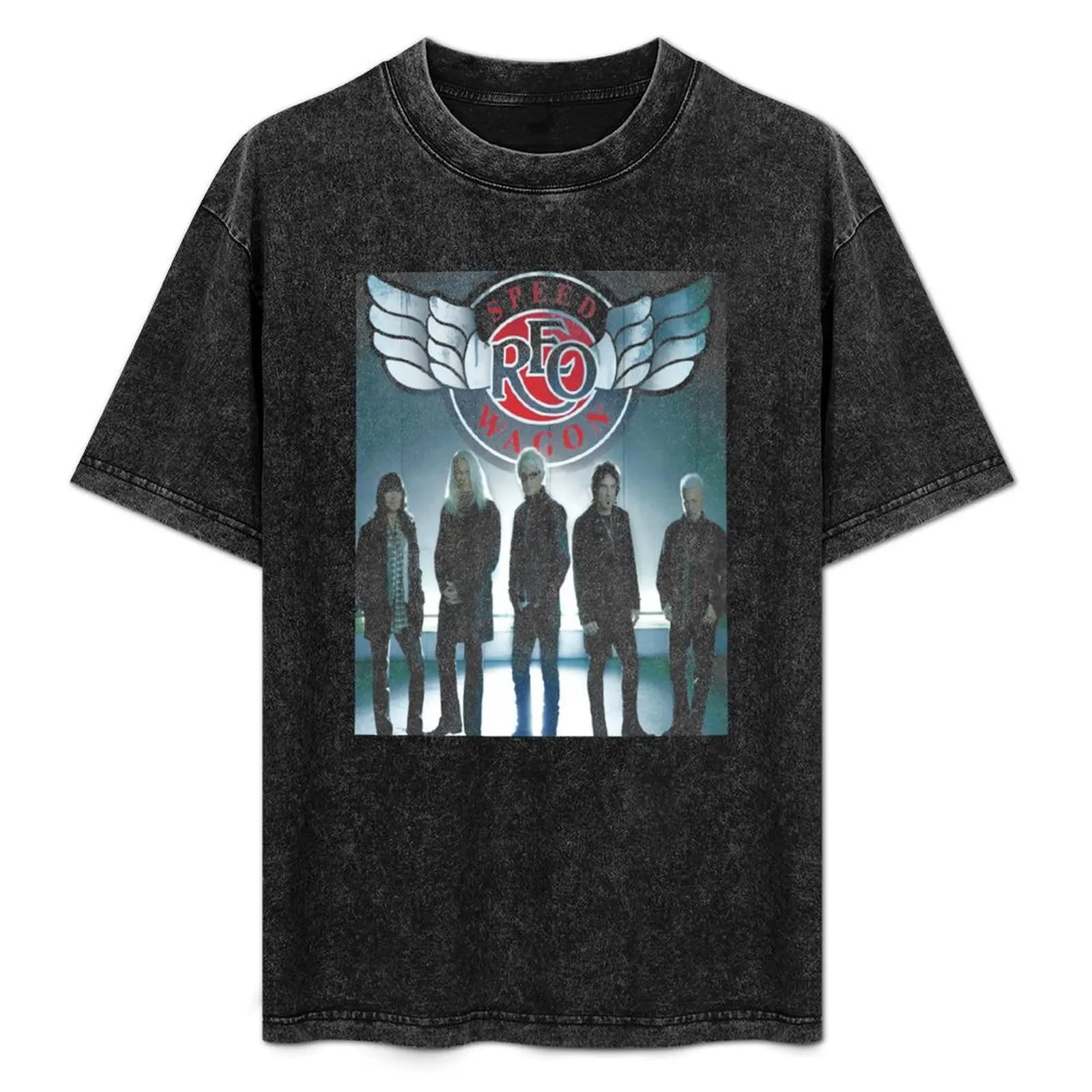 

REO Speedwagon 5 T-Shirt Soft Touch Basic Cotton T-Shirt