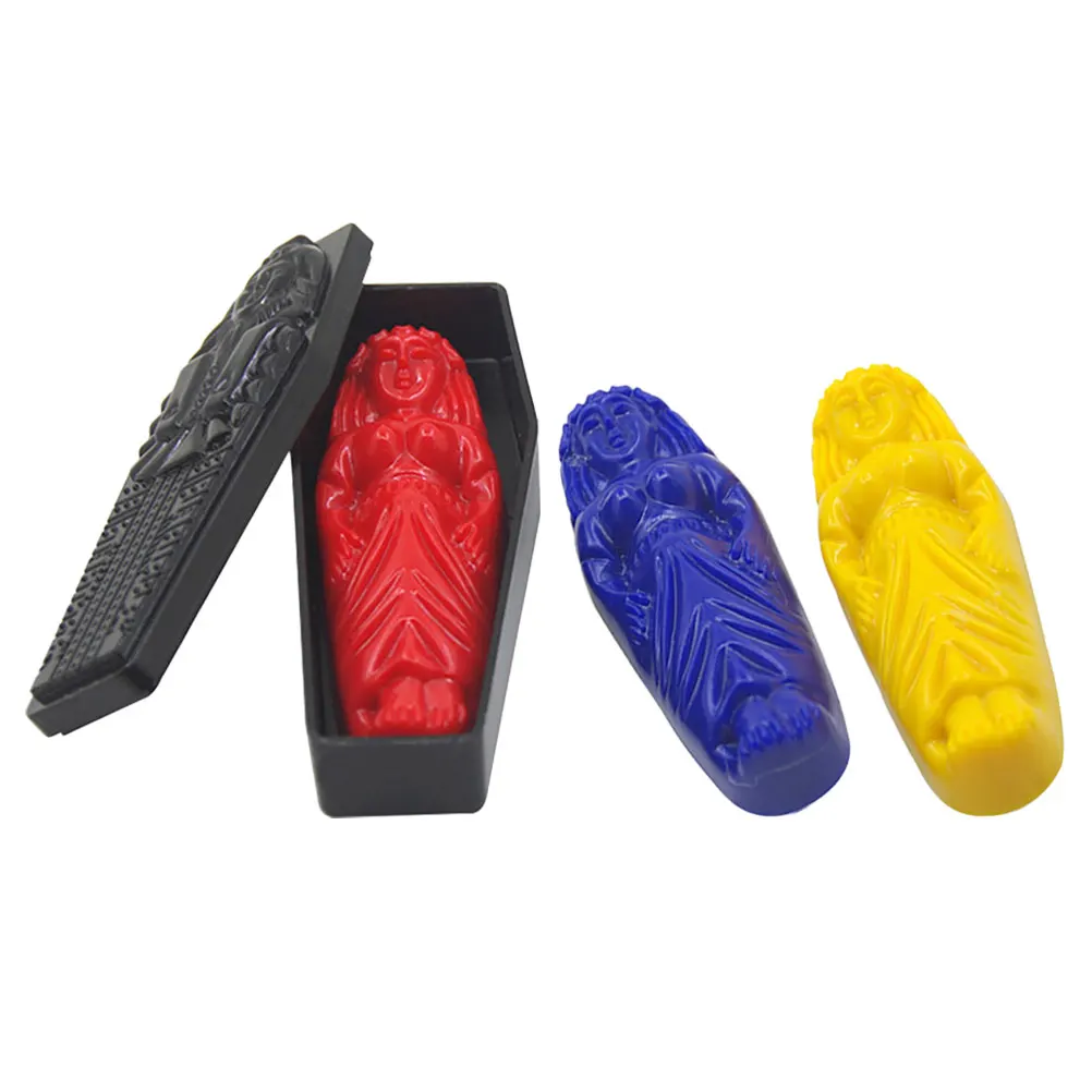 

Creepy Mummy Props Micro Plastic Coffin Halloween Party Decorations Smooth Surface Not Easy to Break Deform Perfect for DIY