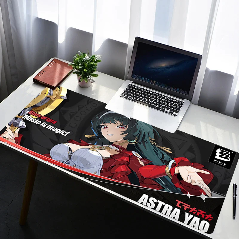 

Mouse Pad Computer Gamer PC Accessories Mousepad Rubber Zenless Zone Zero Astra Yao Non Slip Desk Mat Laptop Gamer Keyboard Pad