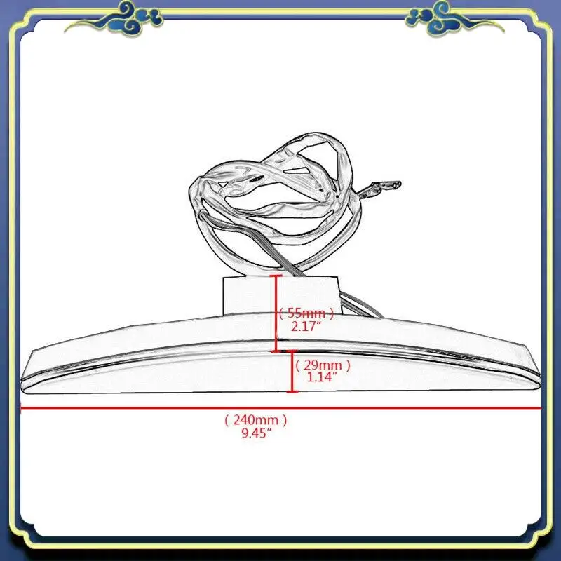 

AU16-Наконечник заднего крыла мотоцикла, светодиодный стоп-сигнал, задний фонарь для Breakout FXSB 2013-2019, фонарь на заднее крыло, черные линзы
