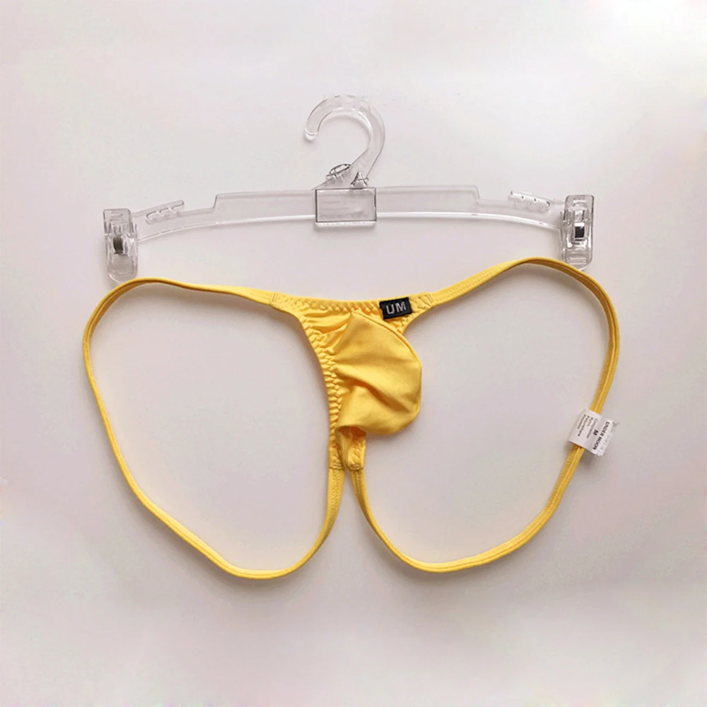 أزياء جديدة ملخصات رجل الكلسون الملابس الداخلية شير تمتد T-الظهر رقيقة السروال الملابس الداخلية تنفس شبكة سراويل #4