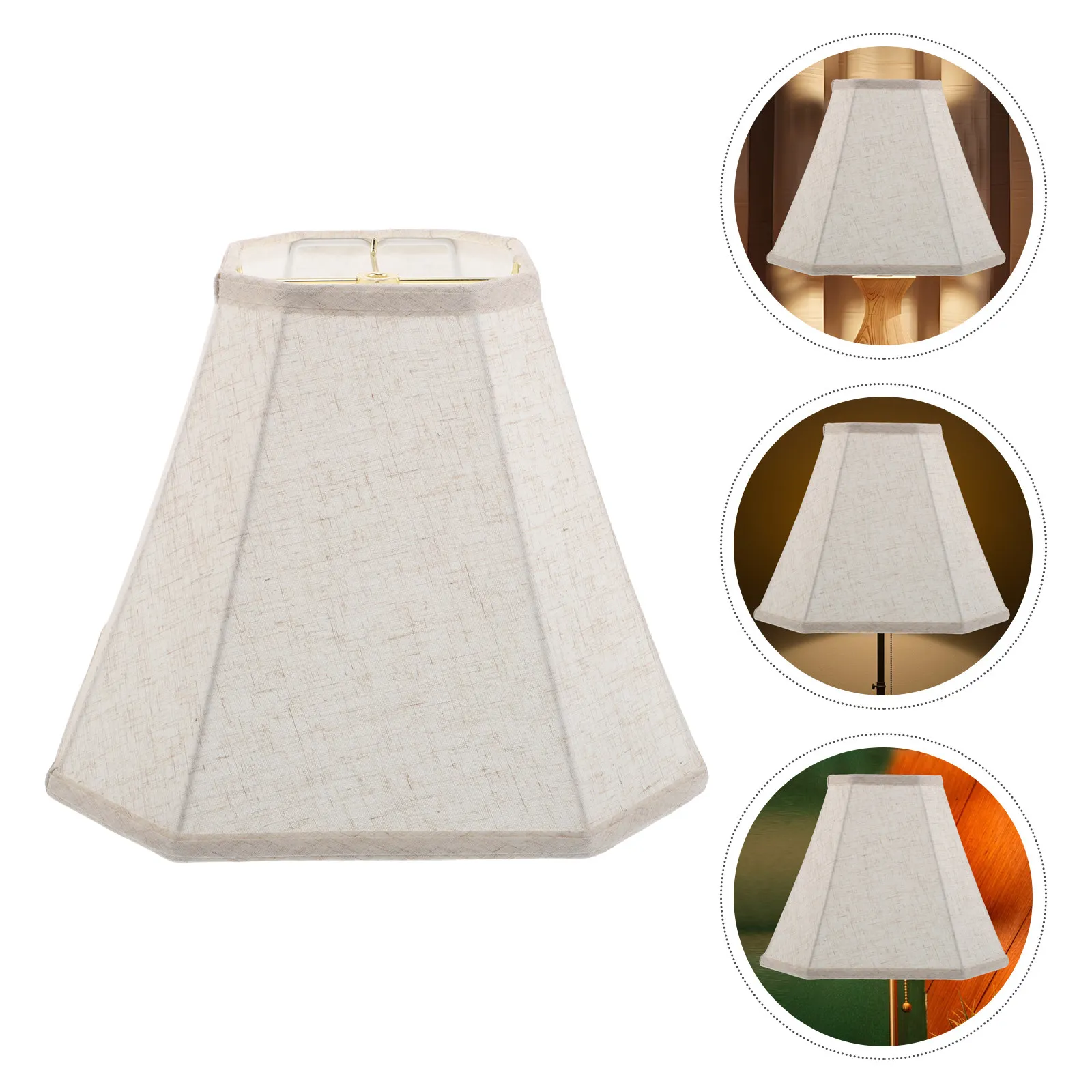 

Тканевый абажур квадратный льняной складной для настольных и напольных ламп 13x10x6, современная сменная крышка-абажур для спальни и гостиной