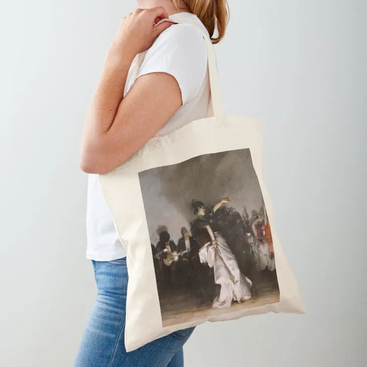 

El Jaleo (Spanish Dancer) - John Singer Sargent Tote Bag woman shopping bag Candy bags Fabric bag luxury women