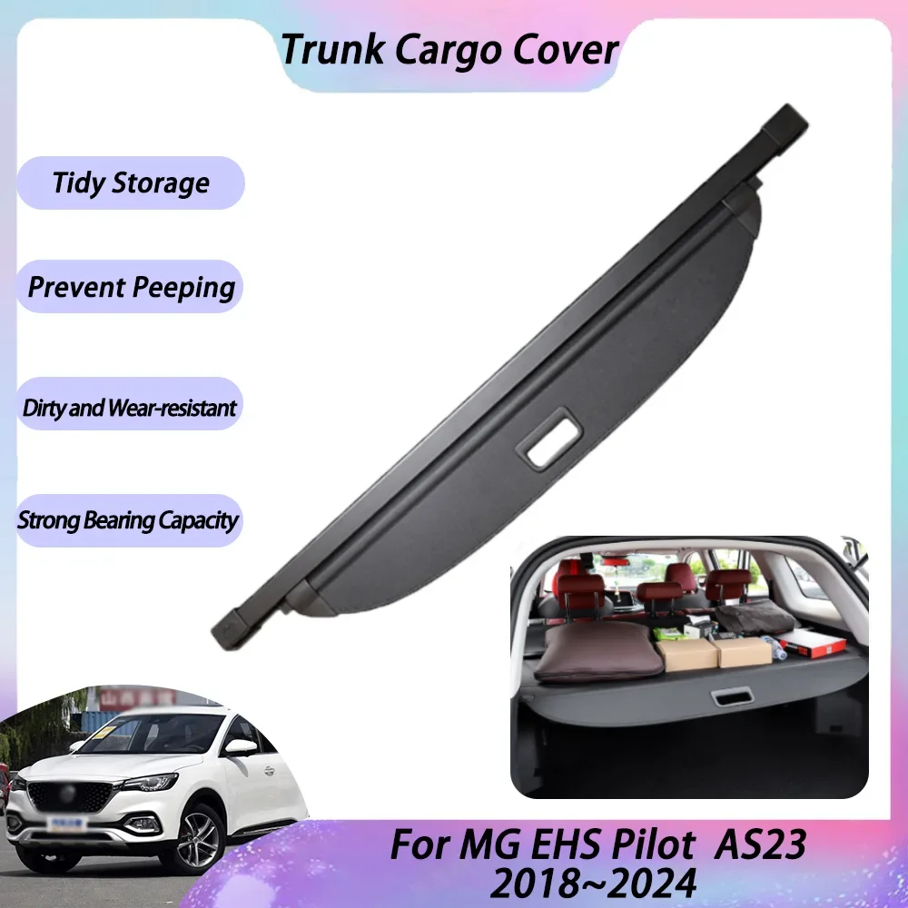 

Trunk Cargo Cover For MG EHS Pilot AS23 2018 2019 2020 2021 2022 2023 2024 Rear Shield Shade Curtain Partition Board Accessorie