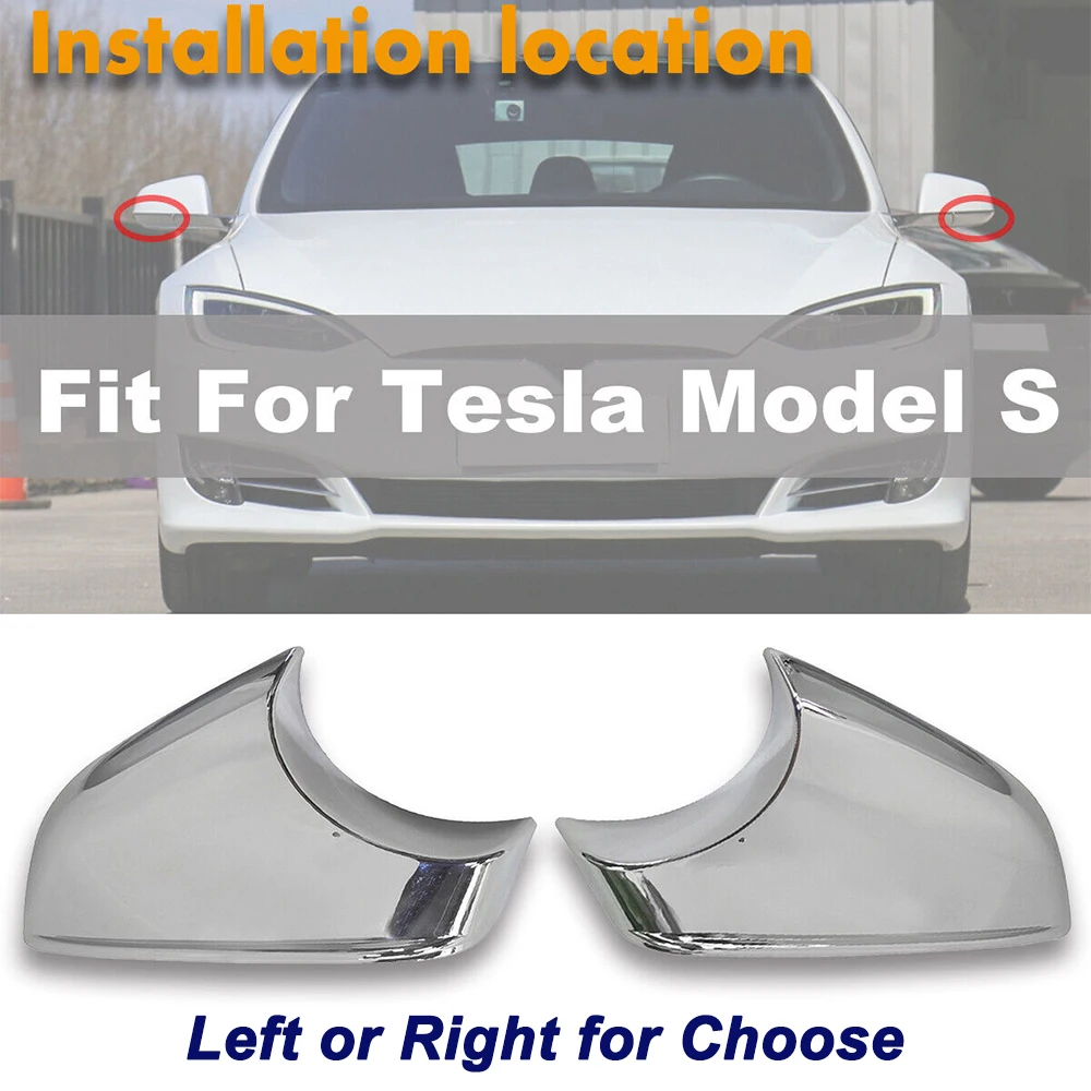 High Quality For Model S 2014 - 2021 OE 2148.3005 2148.3006 Car Left Right Mirror Bottom Lower Holder Cover 21483005 21483006