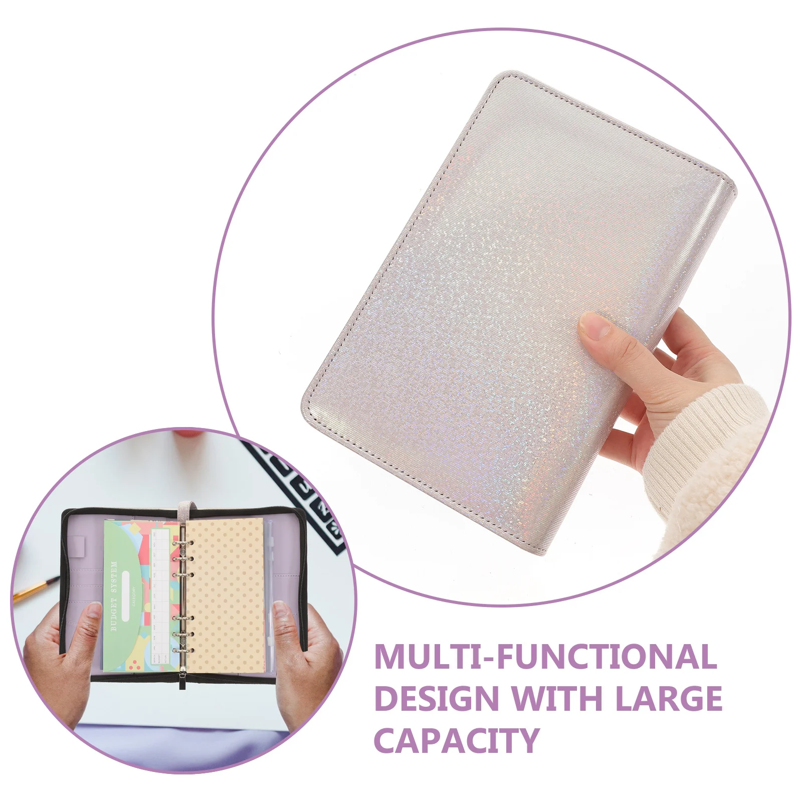 

1 set 1 Set Multifunctional Budget Envelope Multiple-Slots Money Storage Bag Portable Credit Card Wallet For Id Cash Organizer