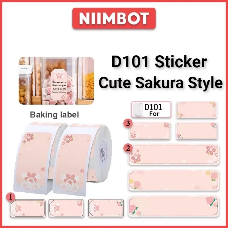 

NiiMbot D101 Label Machine Printing Paper Thermal Label Paper Bar Code Paper Printing Sticker Commodity Price Label Paper