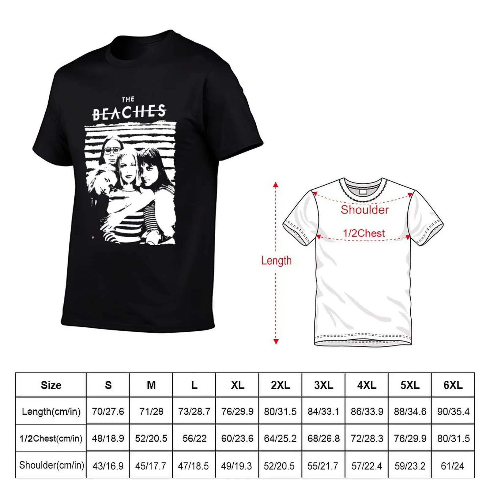 THE BEACHES T-Shirt Funny t-shirts new gifts and t-shirts anime t shirts t shirt for men