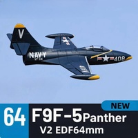 Freewing 64mm F9F V2 RC EDF  Jet 4S RC Airplane PNP
