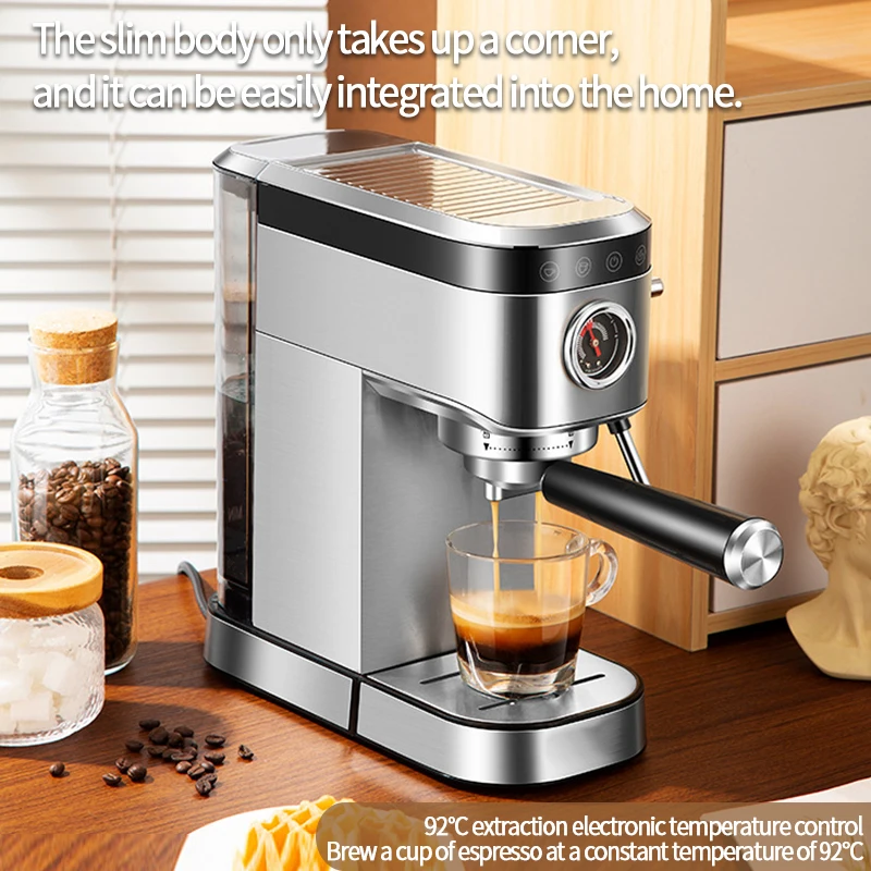 TABELL ekspres do kawy półautomatyczne ekspresy do kawy Espresso w ofercie włoski elektryczny ekspres do kawy mleko spienione urządzenie domowe