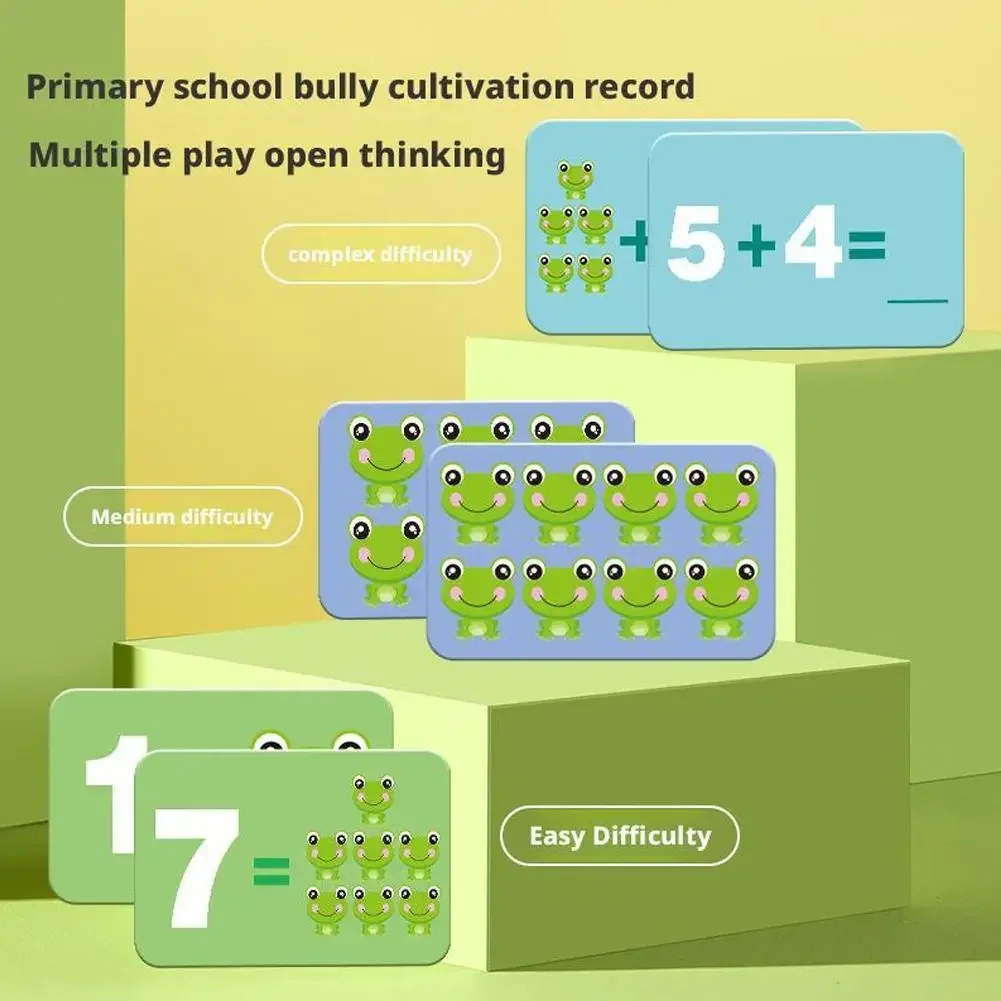 1 Stück Frosch-Balancierspielzeug, Montessori-Zähl- und Mathematikspiel für Kinder, Frühe Bildung zum Lernen von Zahlen, Geburtstagsgeschenk, Technologie – Detail 15
