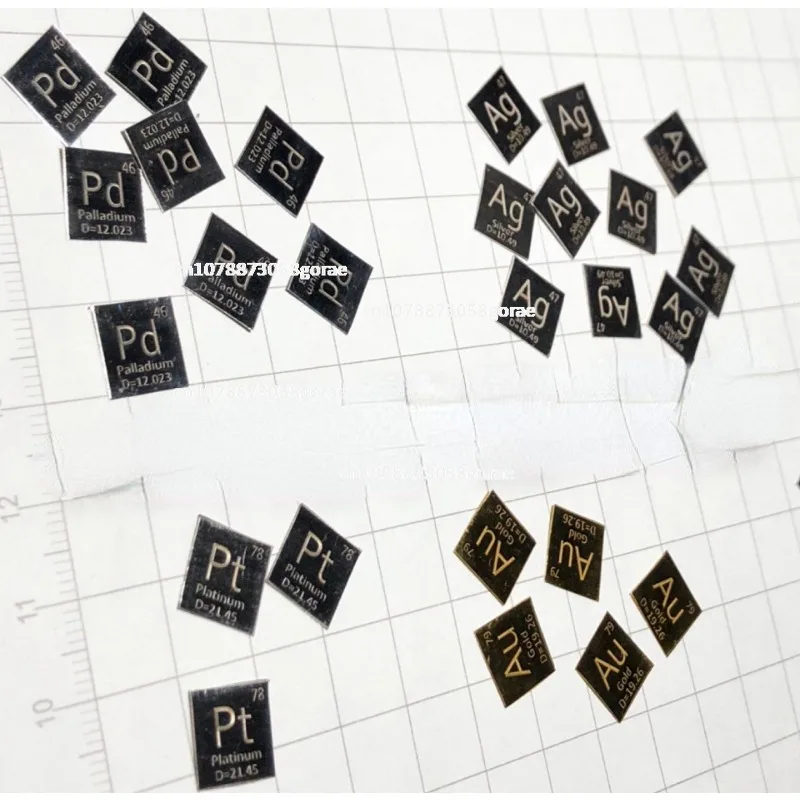 Custom [Precious Metal Periodic Table Series] Gold sheet period phenotype gold sheet pure gold sheet Au9999