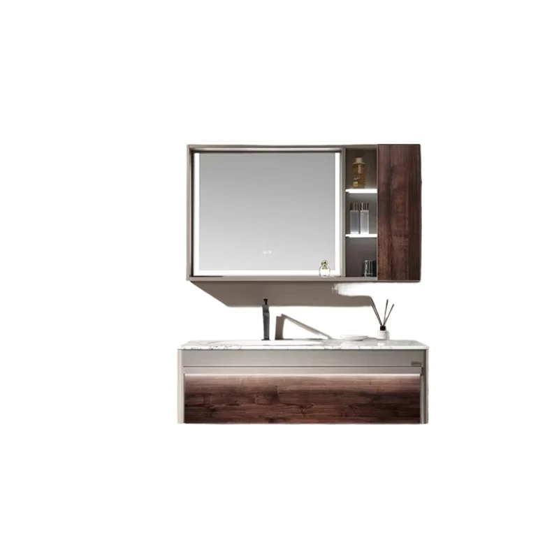 

Custom size mount bathroom vanity cabinet with sink