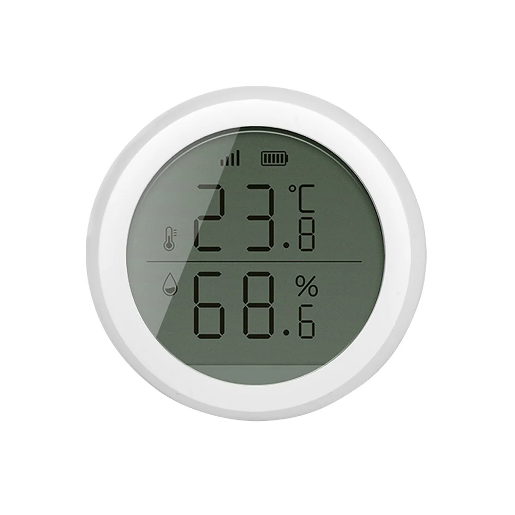 

Wireless Temperature Humidity Sensor White Split Design Required Remote Monitoring Ultra Low Power Long