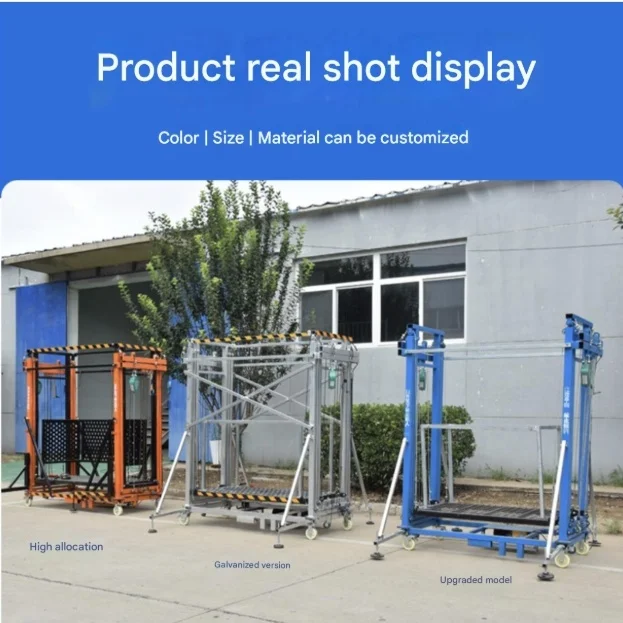 Platform Pengangkat Bergerak Lipat Baru, Perancah Listrik Portabel