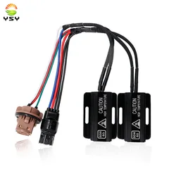 1pcs T20 7443 W21/5W 50W 6ohm Car Heat Sink LED Front Turn Signal OCB Load Resistor Adapter Anti Hyper Flash Error Canceler
