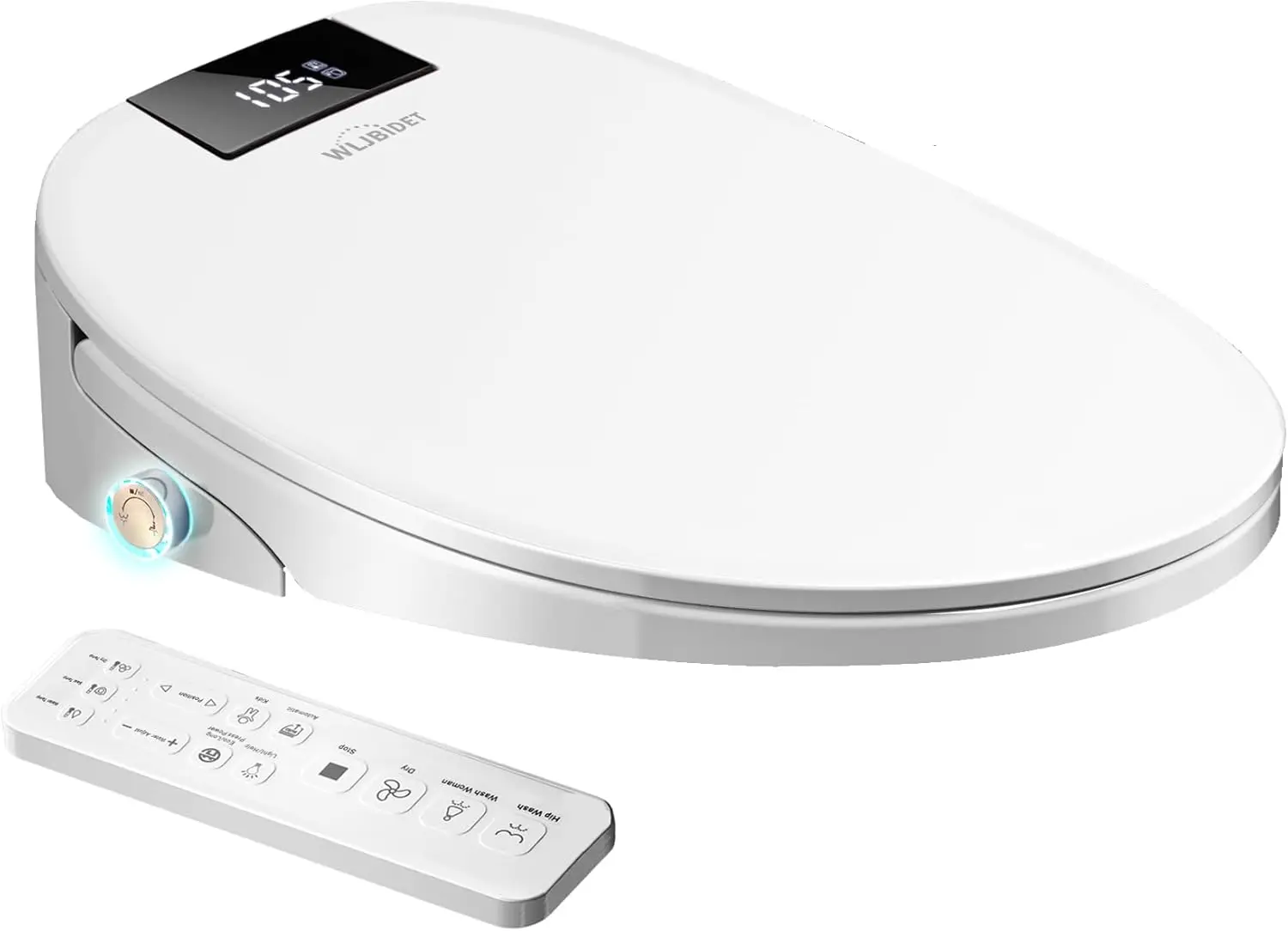 

Биде с удлиненным сиденьем, электронное биде с подогревом и регулируемой теплой сушилкой, неограниченное биде с теплой водой