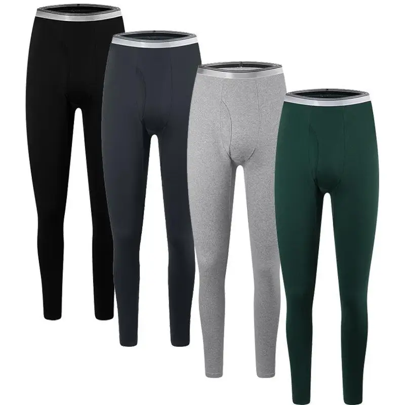 

Men's Thermal Underwear Set Thin Fleece Lined Warm Pants Long Sleeve Base Layer Trousers Comfortable Breathable Polyester
