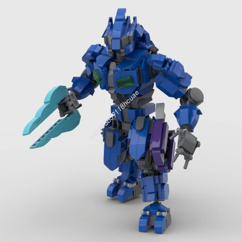 

719 шт. MOC Elite HALO 3 вдохновляющий креативный подарок на день рождения, строительный комплект для молодых строителей, рождественский подарок