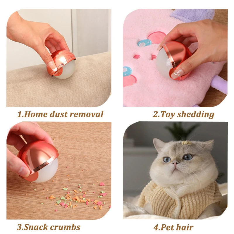 Reusable Hair Remover Ball Pet Hair Lint Roller Clothes Dust Cleaning Ball Washable Sticky Gel Lint Rollers Tool  for Cat Dog