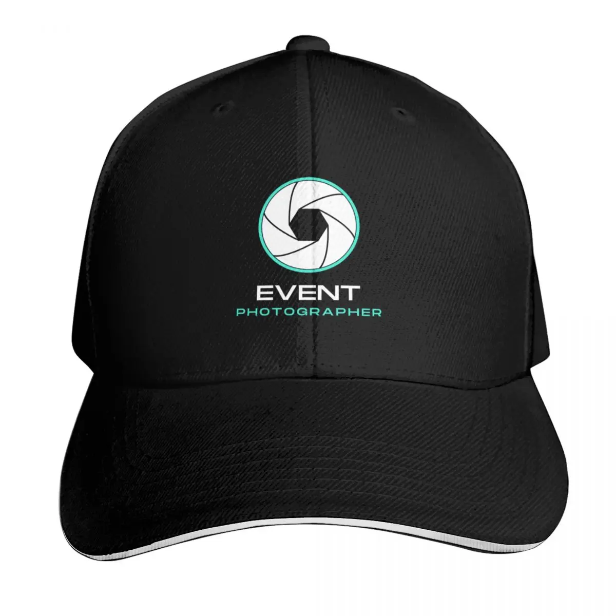 Event Photographer Baseball Cap Sun Protection UPF 50+ Breathable Mesh Back Adjustable Buckle Closure