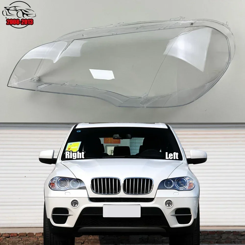 

Для BMW X5 E70 2008-2013 корпус передней фары абажур прозрачная крышка фары из плексигласа замена оригинального абажура