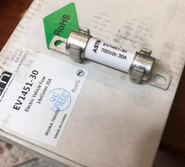 

1PCS/LOT ASTM FUSE EV1451-10 EV1451-30 EV1451 700VDC 30A