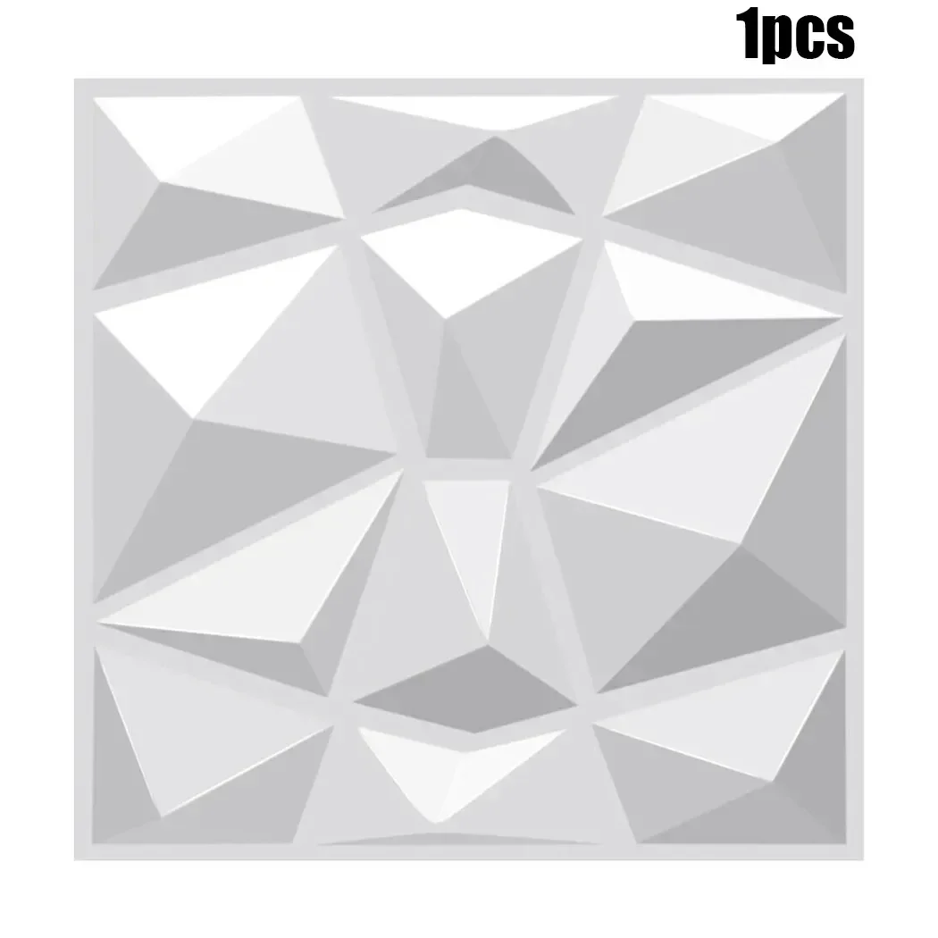 

1/4pcs PVC 3D Decor Interior Wall Panels Foam Wallpaper Covering Plastic Cladding Tiles Moisture Interior PanelsTV Background